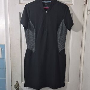 adidas Black and Gray Mini Dress